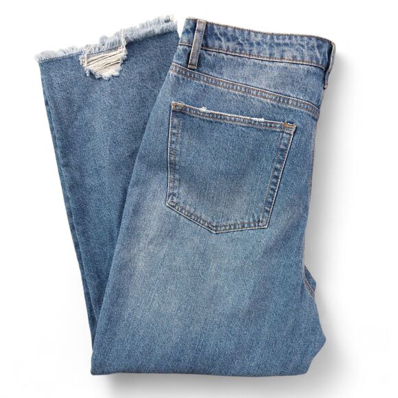 Vanilla Star 90s Boyfriend Jeans Women’s Size 17 High Rise Distressed Ripped Y2K - Picture 11 of 12